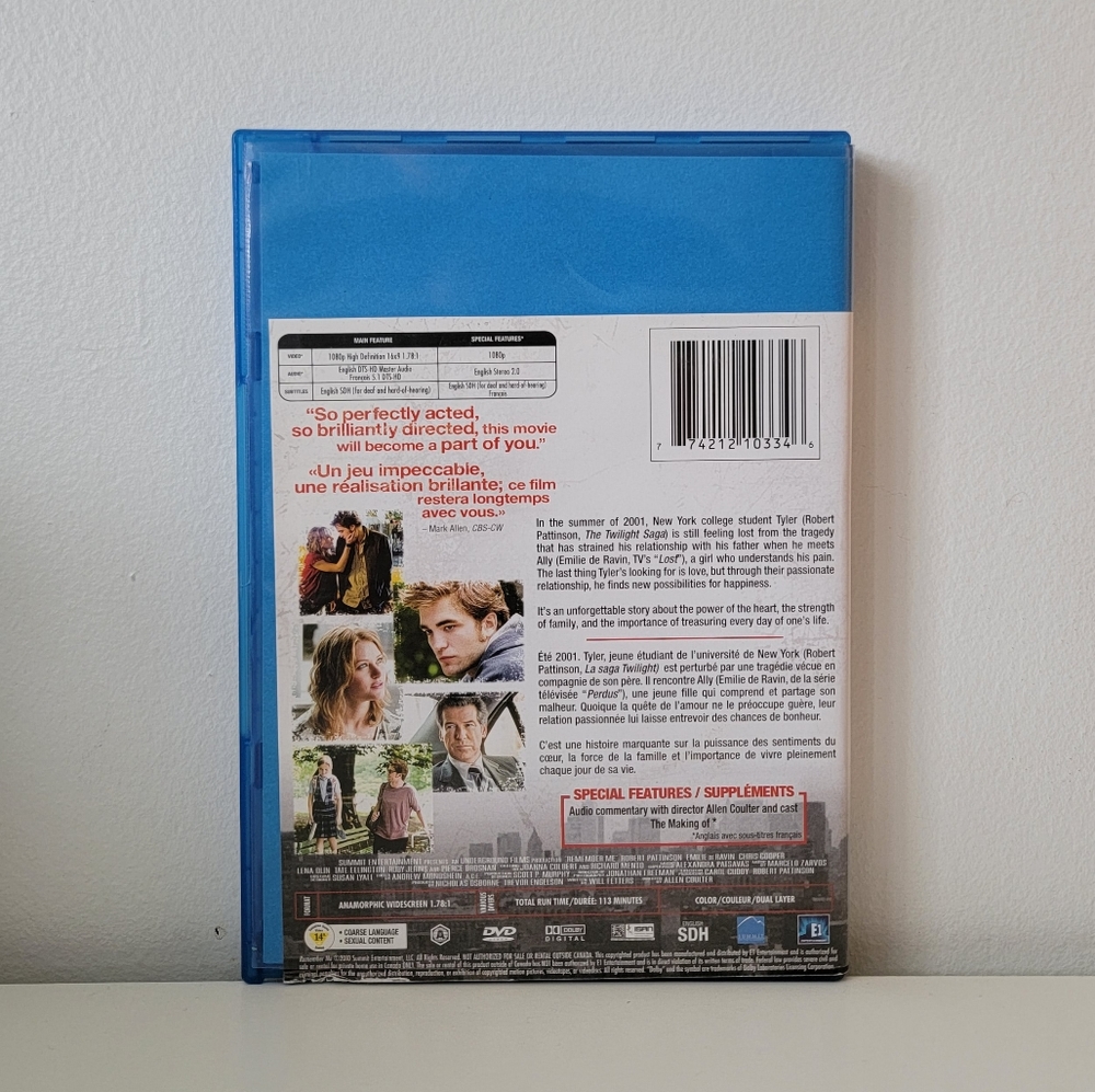 Remember Me Blockbuster video rental on blu-ray - Picture 2 of 2